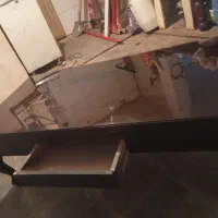 میز عسلی بارنگ قهوه ای سوخته خاص