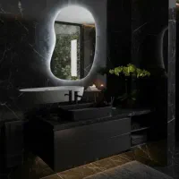 آینه بک لایت.( سنسور مجاورتی ولمسی)|آینه|لنگرود, |دیوار