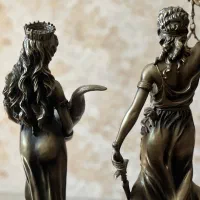 مجسمه های ثروت و عدالت|مجسمه، تندیس، ماکت|تهران, حشمتیه|دیوار