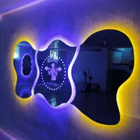 آینه دفرمه نئونی|آینه|ارومیه, |دیوار