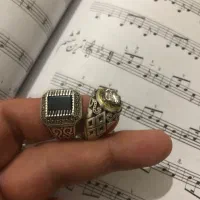 ۲عدد انگشتر (موزانایت ) تک