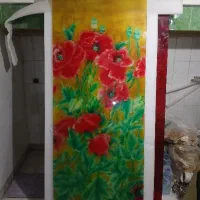 شیشه های طرح دار و زیبا کلکسیونی کمیاب و سالم