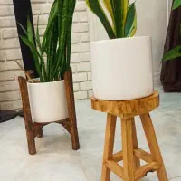 انواع پایه گلدان چوبی|گل و گیاه طبیعی|قم, شاه ابراهیم|دیوار