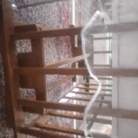 تخت گهواره کودک وارداتی به همراه سرویس خواب برند|تخت و صندلی بچه|همدان, |دیوار