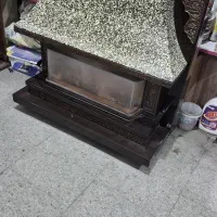 بخاری مهیا گاز شومینه اصل جفت شیر فوق سنگین