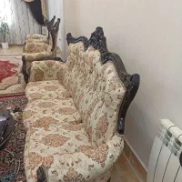 مبل سلطنتی 9 نفره شیک و تمیز.میز ناهار خوری|مبلمان خانگی و میز عسلی|الوند, |دیوار