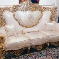 مبلمان استیل سلطنتی۹نفره*آکبند*