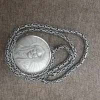 گردنبند نقره مردانه