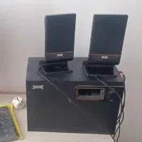 اسپیکر سه تکه بسیار سالم و با صدای با کیفیت