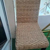 یک عدد صندلی تمام حصیری کار مالزی