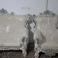 مبلمان ۷ نفره  کاملا سالم تمیز با یک عدد ویترین|مبلمان خانگی و میز عسلی|ورامین, ورامین|دیوار