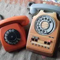 تلفن کلکسیونی قدیمی ژاپنی بزرگ