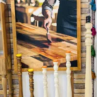 شمعدانی چوبی