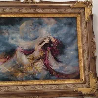 تابلو فرش دستباف ابریشم|تابلو فرش|مشهد, آزادشهر|دیوار