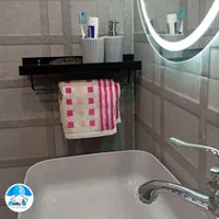 شلف دیواری چوب و فلز|کتابخانه، شلف، قفسه‌های دیواری|تهران, دریاچه شهدای خلیج فارس|دیوار