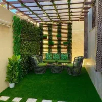 جشنواره چمن مصنوعی دیوار سبز آکاردئونی فنس برگی|گل مصنوعی|اصفهان, کوی امیریه|دیوار