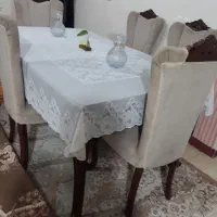 مبل هفت نفره همراه با میز غذاخوری شش نفره|مبلمان خانگی و میز عسلی|گلپایگان, |دیوار