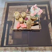 جلو مبلی جنس چوب به همراه دوعددعسلی|مبلمان خانگی و میز عسلی|اندیشه, اندیشه فاز ۱|دیوار