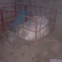 گاری پشت موتور سالم و محکم با لاستیک 70درصد