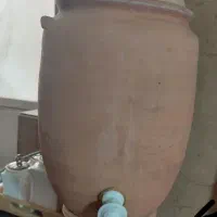 کوزه سفالی گلدان تزئینی