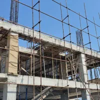 داربست برای پلاستر و نما سیمان سفید چهارپایه|خدمات پیشه و مهارت|خمیر, |دیوار