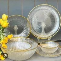 سرویس شیشه ای دورطلایی