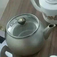 قوری چینی و استیل