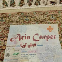 جفت۹متری فرش آریا کلکسیون گل ترنج