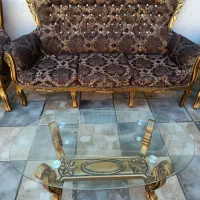 مبل سلطنتی 9 نفره فقط 8/800|مبلمان خانگی و میز عسلی|نیشابور, عدالت|دیوار