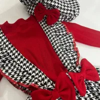 یلدایی سه تیکه دخترانه ژیله کلاه پیراهن|کفش و لباس بچه|تهران, صادقیه|دیوار