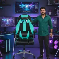 صندلی گیمینگ از تولیدی تهران با گارانتی ۲ ساله