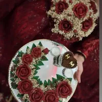 سینی حنا خشک و ظرف حنای خیس حنابندون|صنایع دستی و سایر لوازم تزئینی|شیراز, شهرک قمشه|دیوار