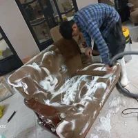 مبل شویی در منزل موکت چسبان زمین تضمینی صد رصد|خدمات نظافت|قم, دورشهر|دیوار