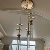 تعدادی لوستر با لامپ و فلش موسیقی و کنترل دار|لوستر و چراغ آویز|شیراز, هفت تنان|دیوار