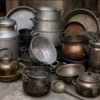 فروش / خریدار دیگ مسی آلومینیوم روحی تفلون|ظروف پختوپز|تهران, شهرک صادقیه|دیوار