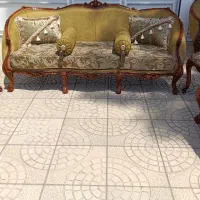 مبل زمرد۹نفره همراه میز تمام چوب گردو(با ضمانت )