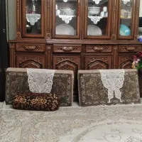 بوفه چوب گردو سالم وزیبا چهاردری دوتیکه