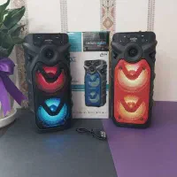 اسپیکر  دو بانده بلوتوثی فلش خور  رقص نور ۷ رنگRGB
