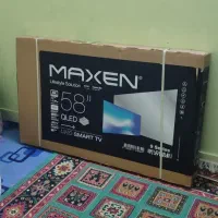 تلوزیون مکسن 58 اینچ QLED پلمپ