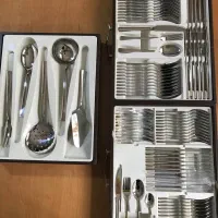 سرویس قاشق چنگال ۸۹ پارچه ۱۲ نفره جعبه چوبی nehir