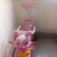 سه چرخه بچگانه صورتی