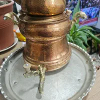 قوری کتری سینی مسی نو
