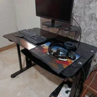 میز کامپیوتر شیشه ای ترک|میز تحریر و کامپیوتر|محمدشهر, ولدآباد|دیوار