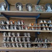 چرخ صنعتی نارنجی گردان ترمز دار بادی زباله ژله ای|ابزارآلات|تهران, صالحآباد شرقی|دیوار