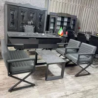 میز صندلی کتابخانه کانتر مبل چستر ممبران سی ان سی|دفتر کار|سمنان, |دیوار