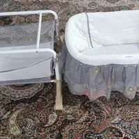 گهواره نوزادی تا دوسال موزیکال باپشه بند|تخت و صندلی بچه|اراک, |دیوار