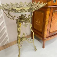 میز مبل سلطنتی میز عسلی چوبی منبت کاری میز چوبی|مبلمان خانگی و میز عسلی|مشهد, وکیل‌آباد|دیوار