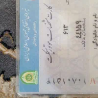 پلاک موتور سیکلت گم شده