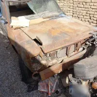 نیسان مدل 86 دوگانه سوز کامیونت تناژ3800 سوخته|خودرو سواری و وانت|یزد, |دیوار