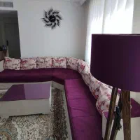 مبل 8 نفره با آباژورِ ست و جلو مبلی